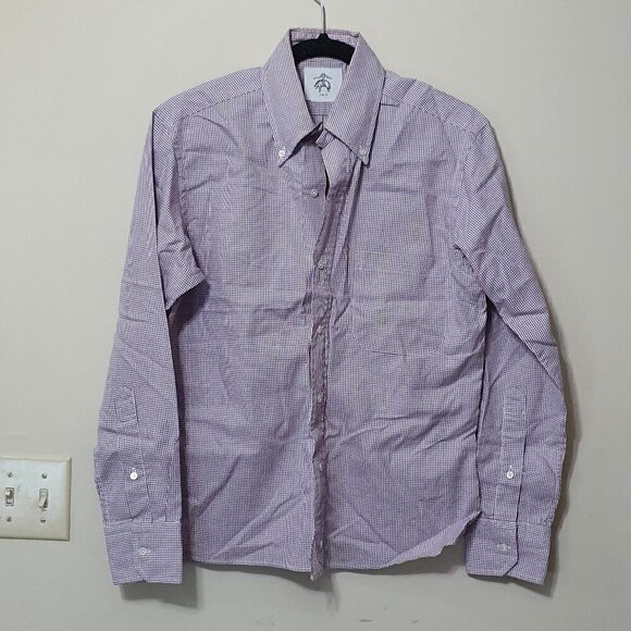 Brooks Brothers Black Fleece Collection Plaid Top - Picture 1 of 9